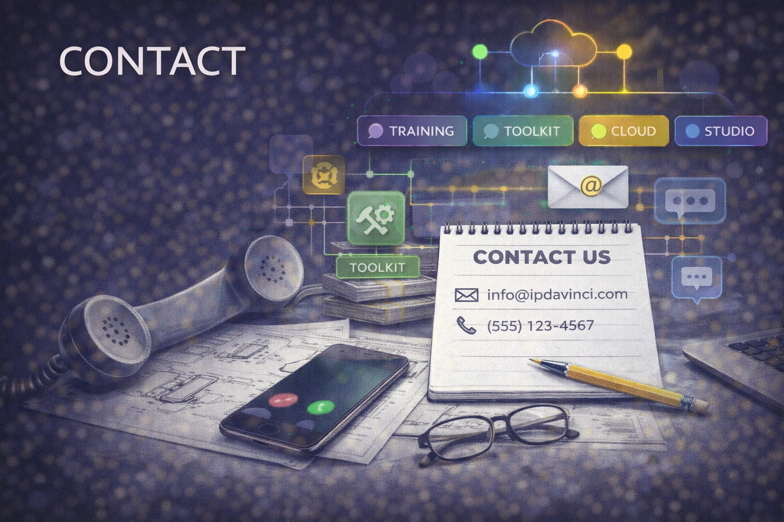 IP DaVinci contact and collaboration