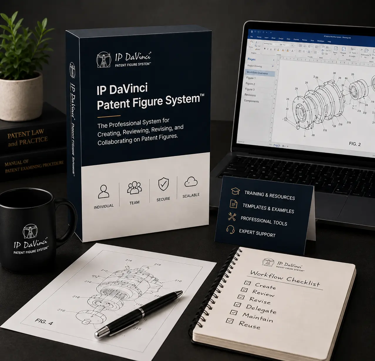 IP DaVinci Patent Figure System