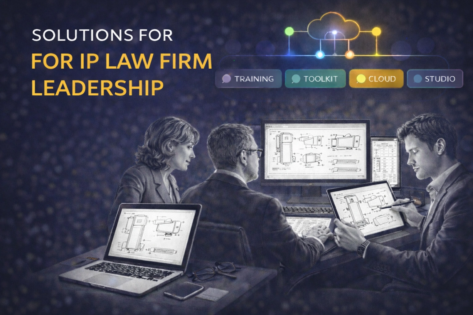 Patent drawing workflow for law firm prosecution teams