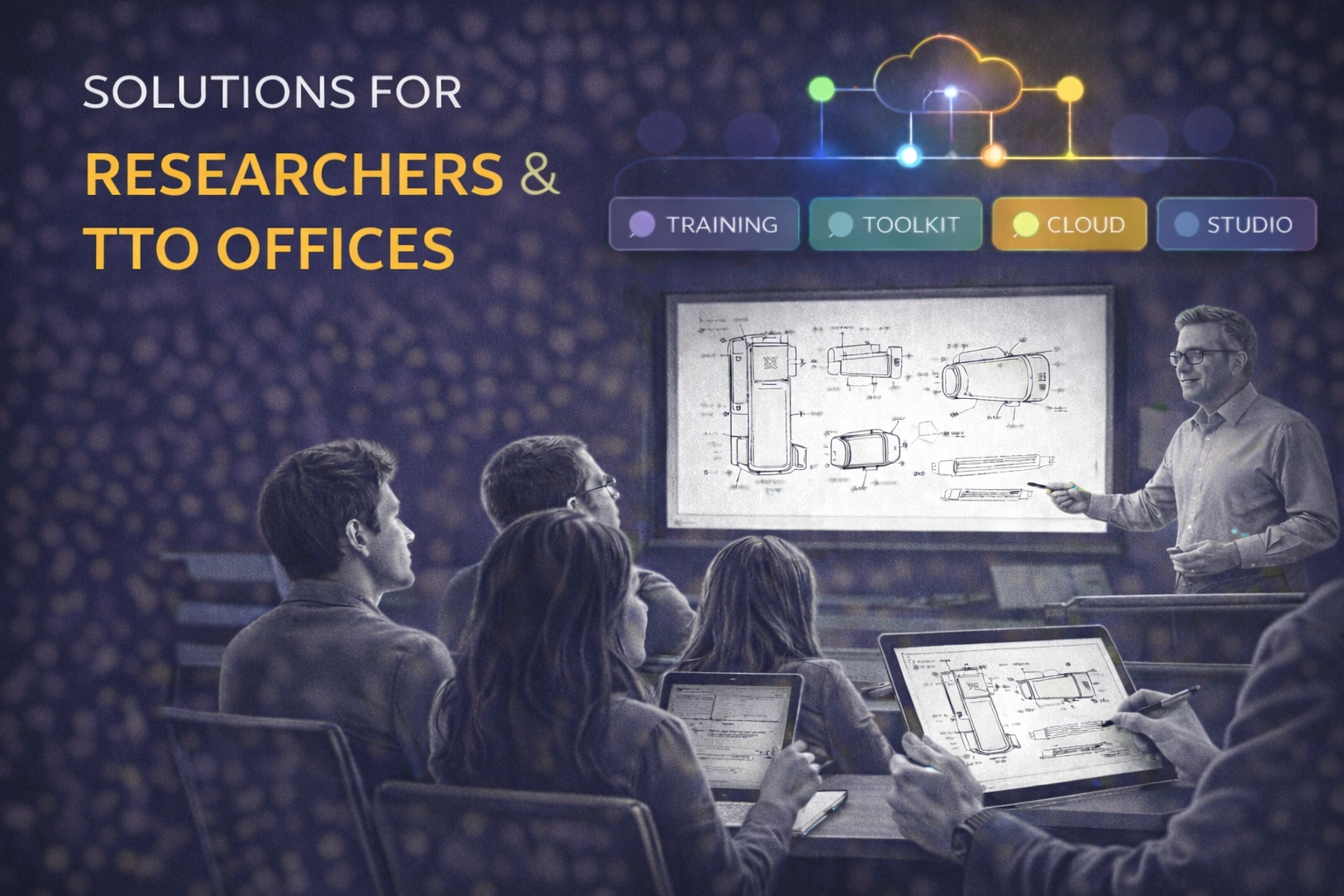 University disclosure workflow using standardized invention figures created in Visio