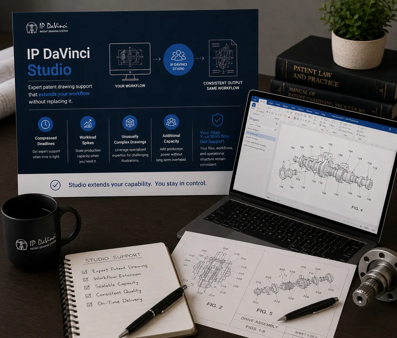 IP DaVinci Studio overflow production support