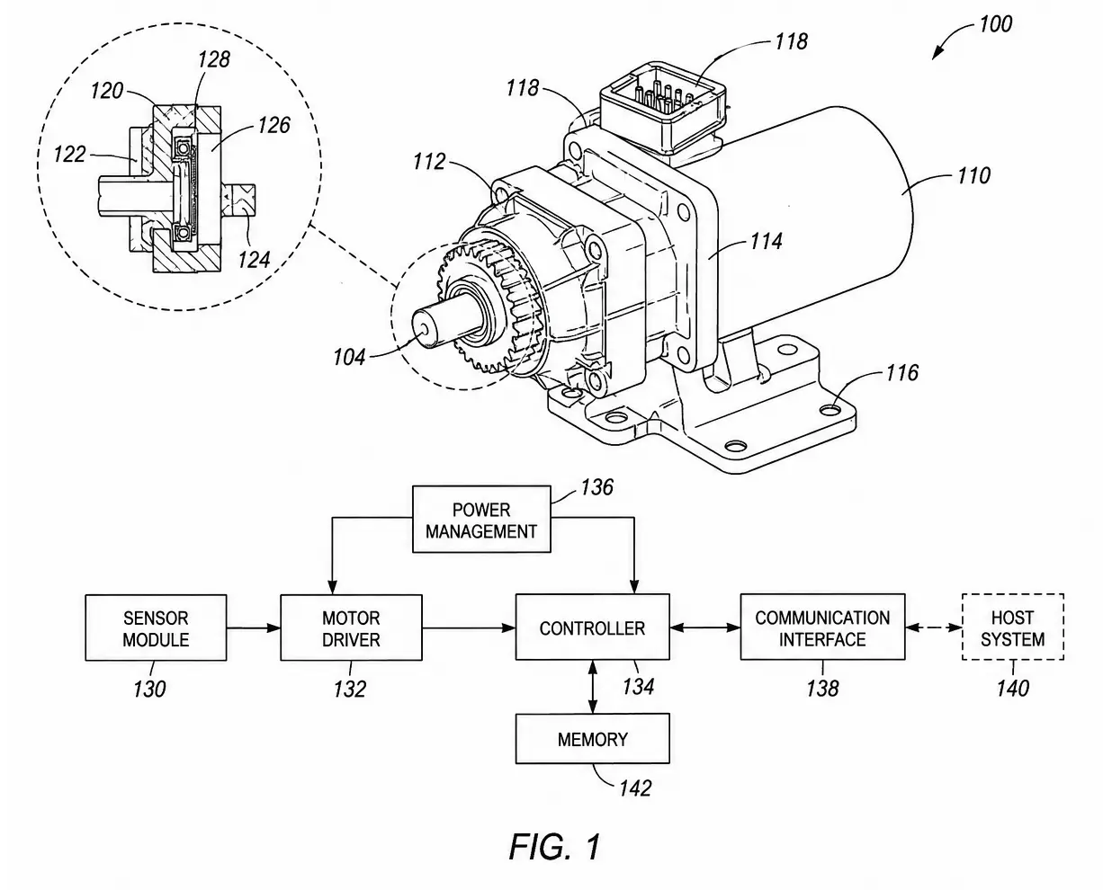Patent figure example showing a technical invention with numbered reference elements