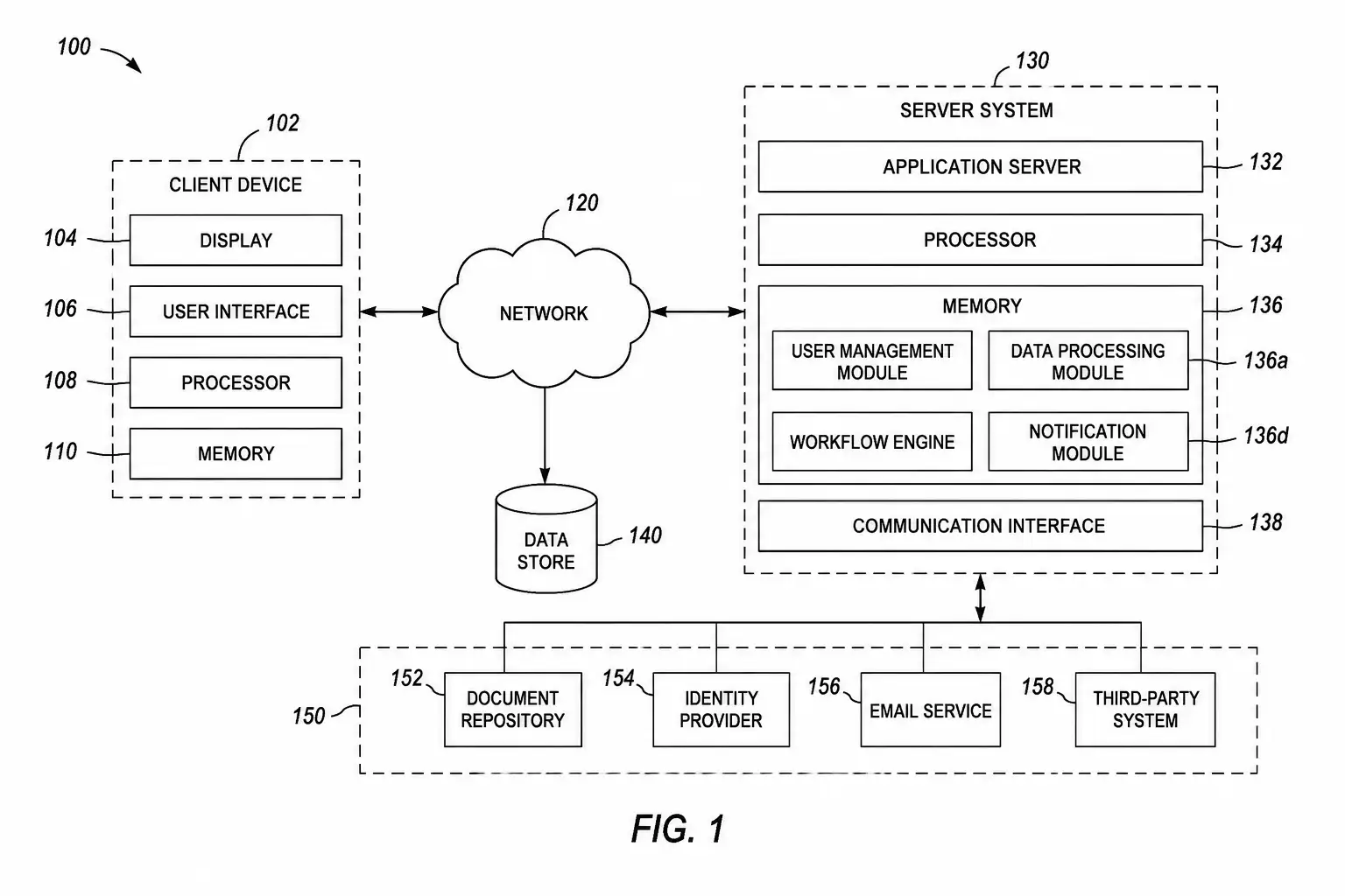 Example structured patent workflow figure