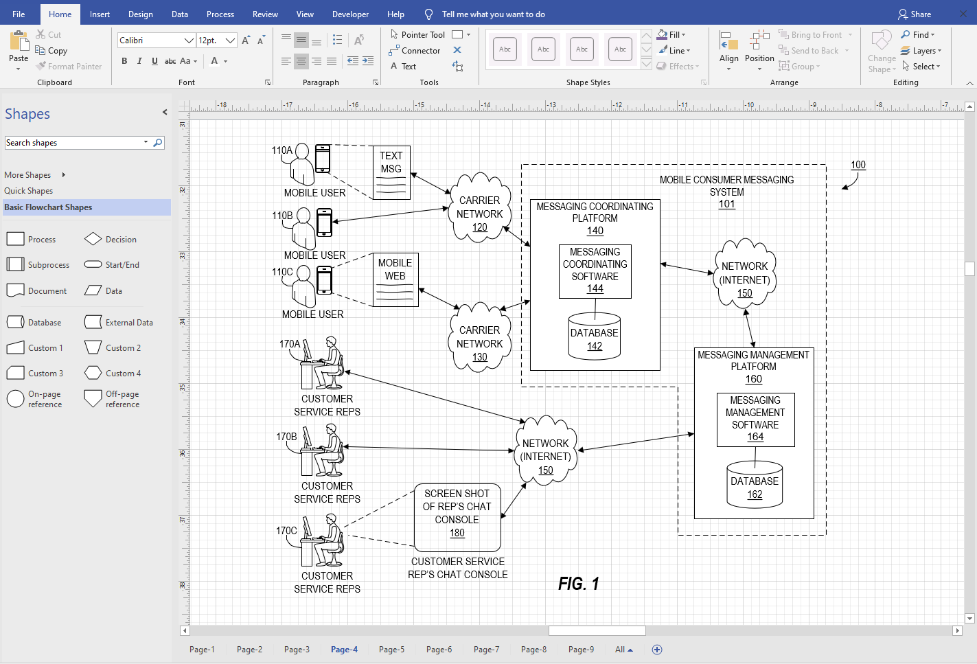 Drag-and-drop stencil usage