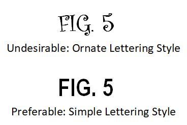 Preferred vs. unacceptable font styles